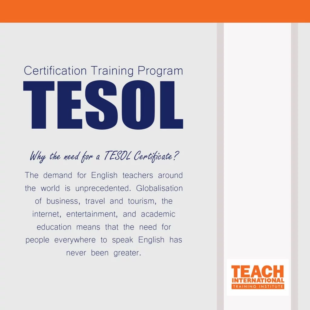 tesol certification program