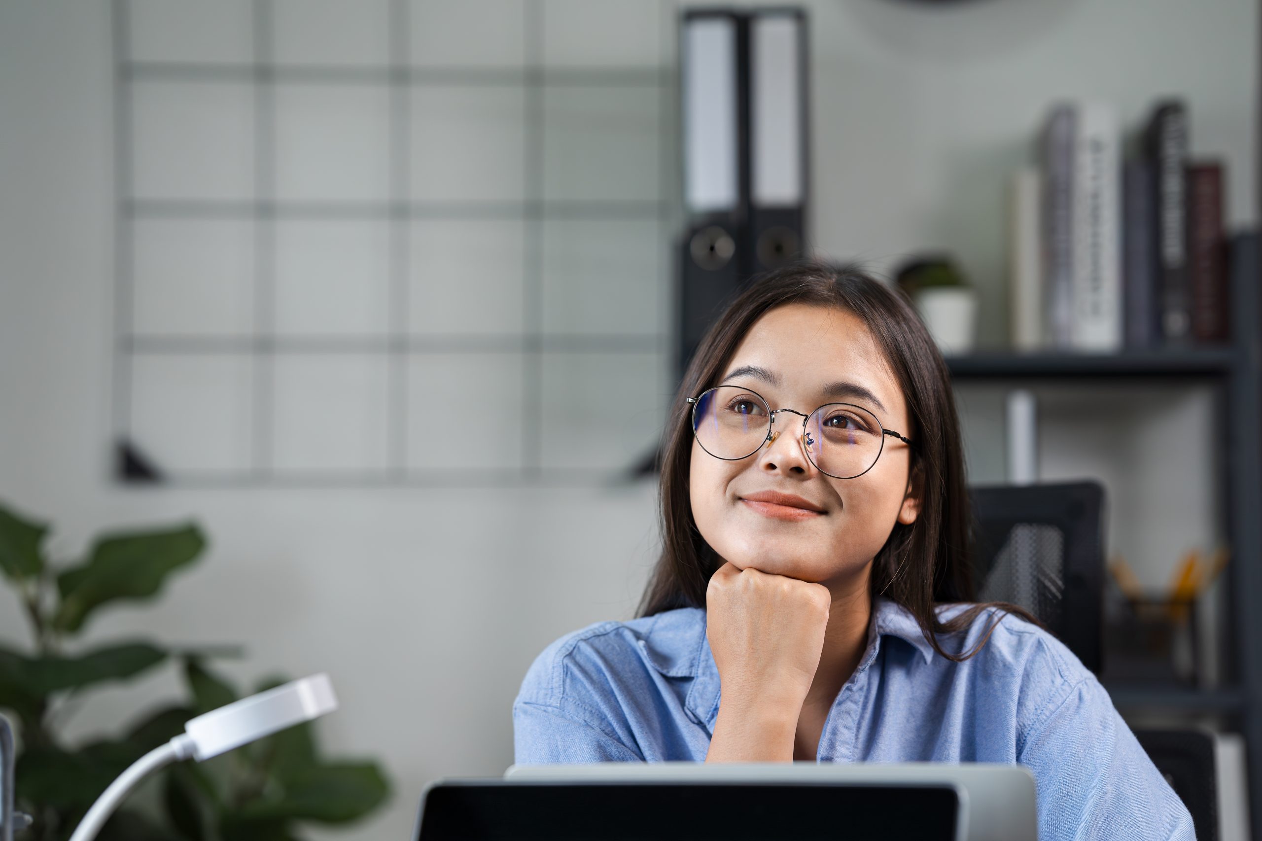 a female student planning to pursue a career in the government